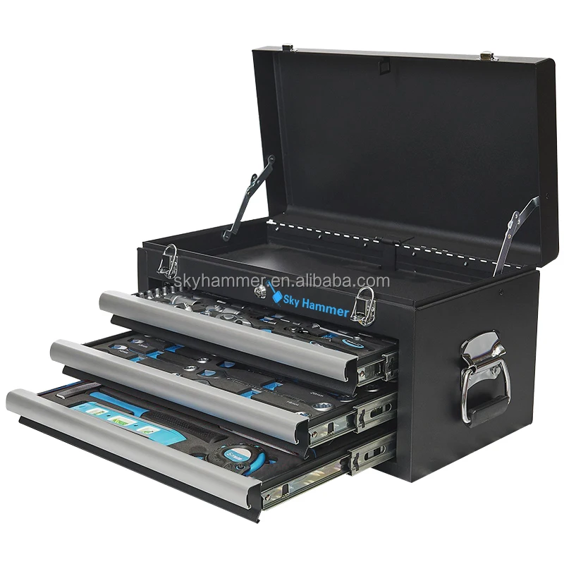 Durable Wall-Mounted Steel Garage Tool Cabinet With Locking Mechanism For Auto Repair Workshop And Tool Storage Organization