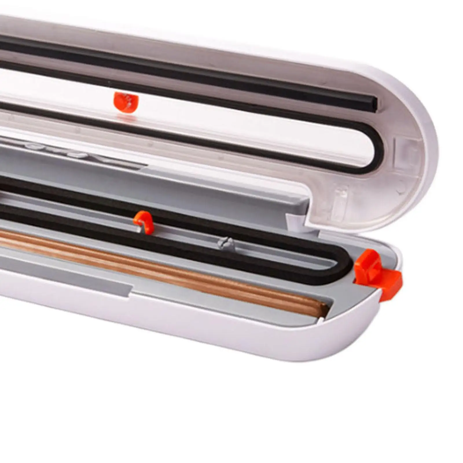 เครื่องซีลสูญญากาศปลั๊กอียูไฟฟ้าพร้อมถุงถนอมอาหาร10ชิ้นสำหรับใช้ในชีวิตประจำวันในการเก็บรักษาอาหาร