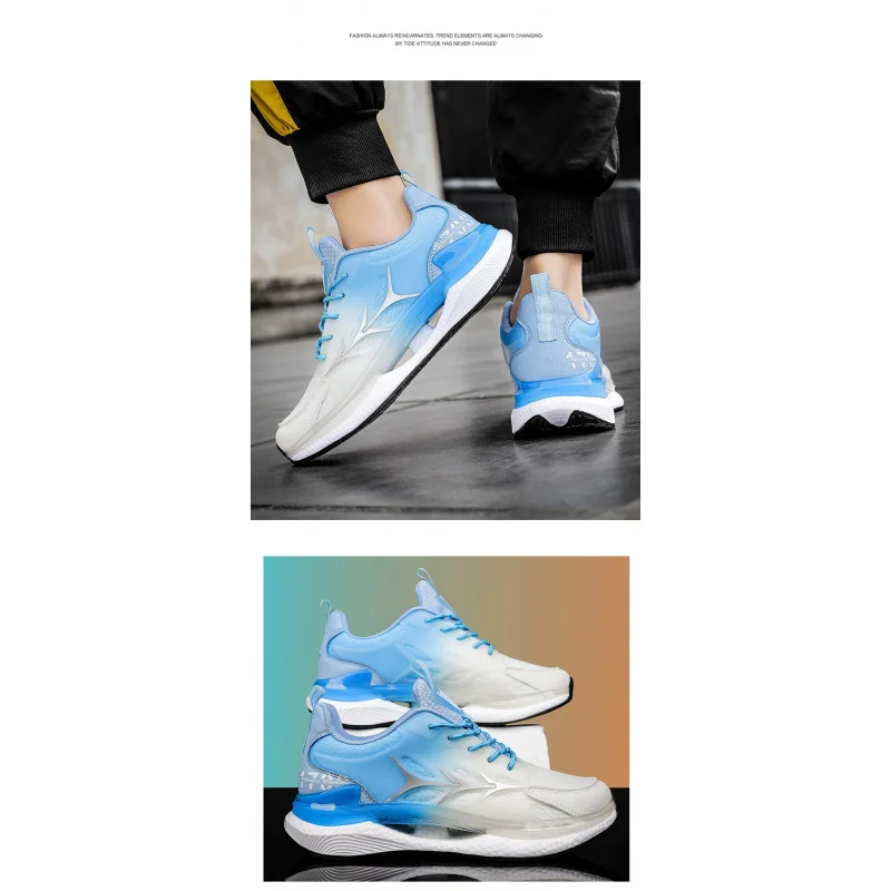 

Men's Shoes Breathable All-match Mesh Shoes Casual Sports Trendy Shoes Men's All-match Wear-resistant Running Shoes for Men