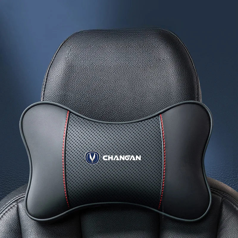1 шт., подголовник для автомобильного сиденья, подушка для шеи с логотипом для Changan CS75 CS35 Plus CS15 CS95 RAETON CX70, автомобильные аксессуары для интерьера