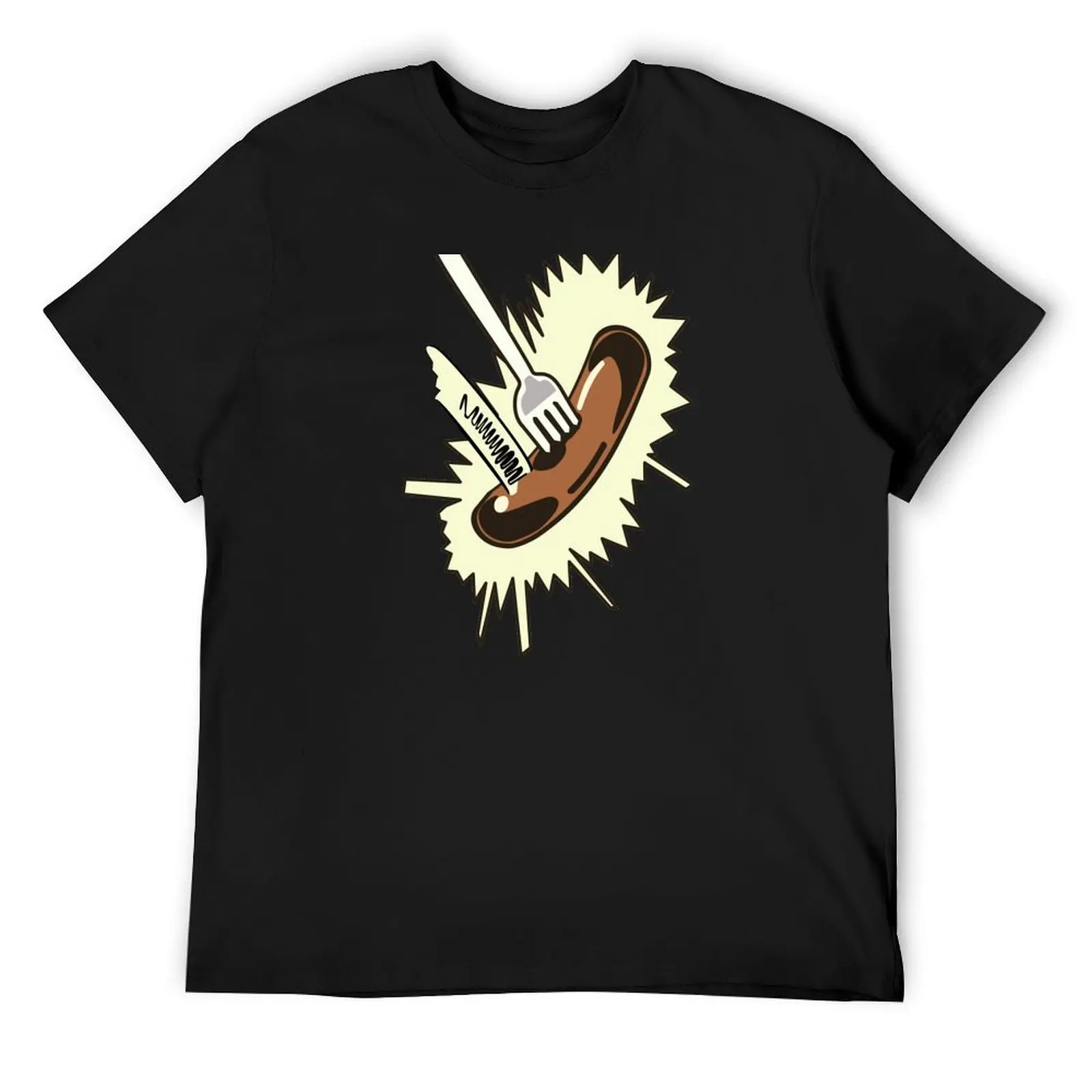 

Unexpected Sausage T-Shirt blue archive sweat Funny t-shirt plus sizes men t shirts