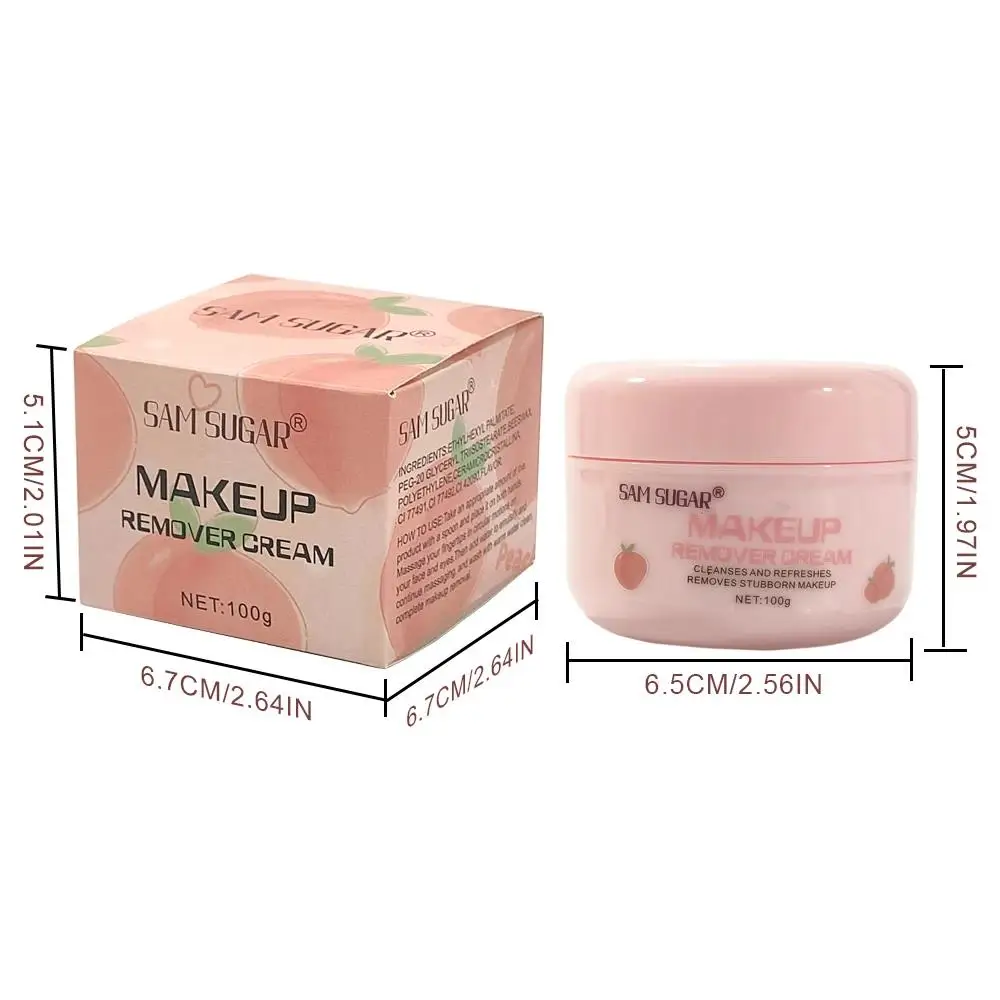 Gentle Fruity Makeup Remover Balm Moisturizing Deep Cleanse Non Irritating For Eyes And Lips