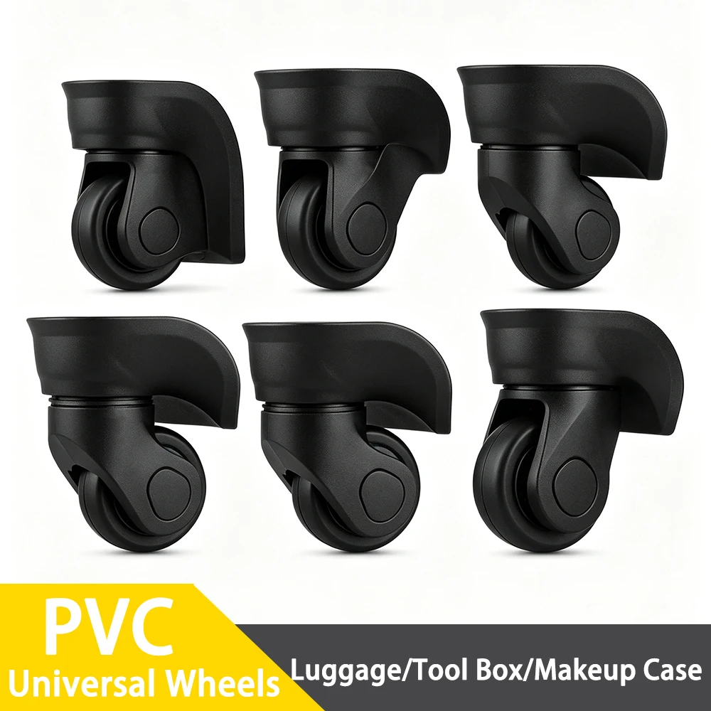 2-4Pcs High Quality PVC Suitcase Luggage Wheels Spinner Caster Silent Replacement Wheels Customs Box Trolley Accessories Hot