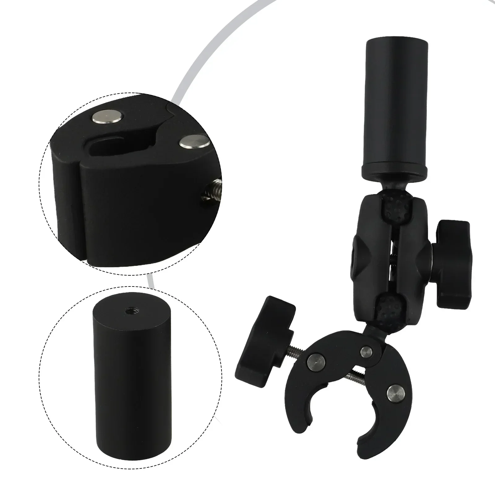 For Starlink Mini Mount Adjustable Clamp Mount For RV Ladder Guardrails Round Tube Power Clamp Replacement Parts