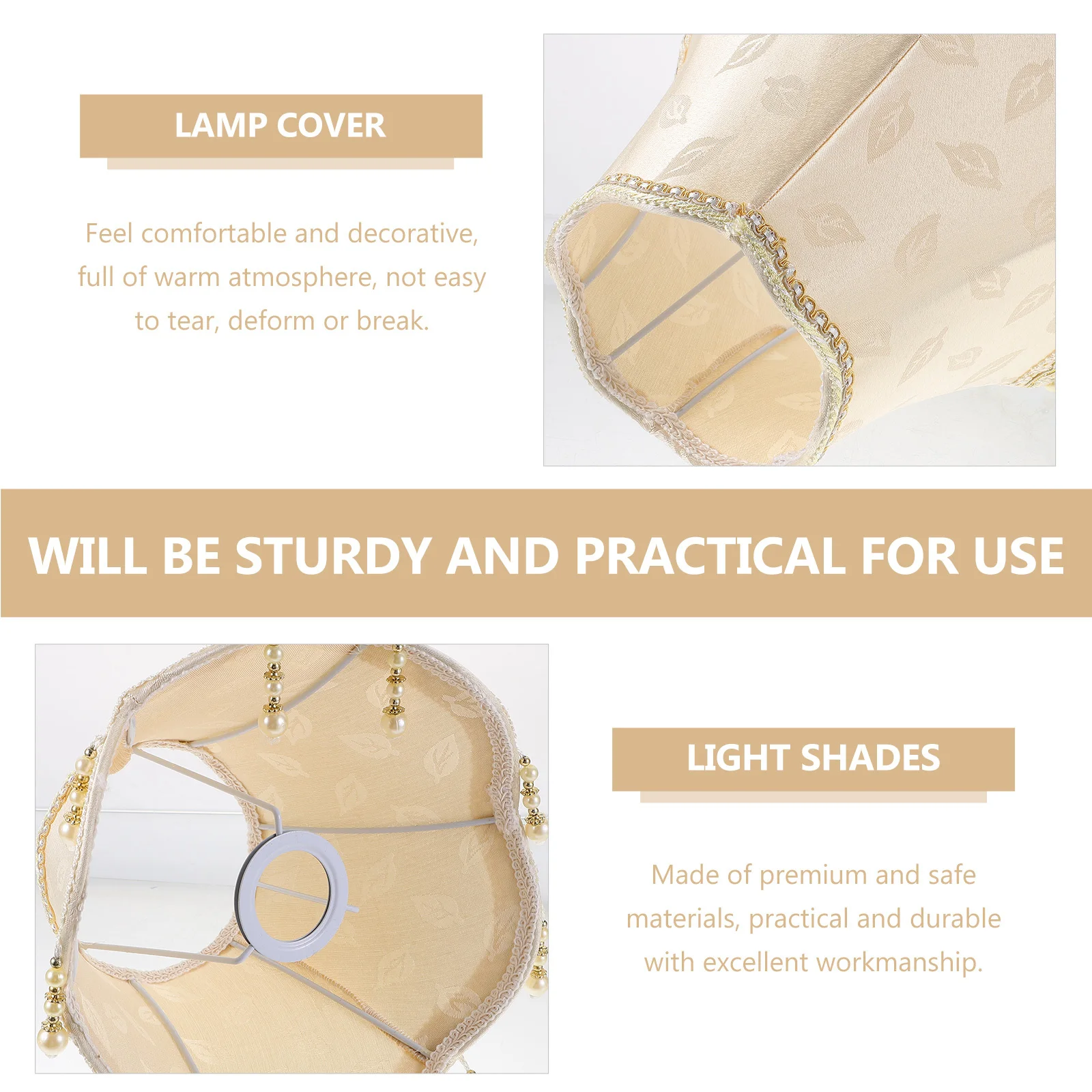 

Абажур в викторианском стиле, с бусинами и макраме, для настольной лампы, для кабинета, гостиной, теплый свет, декор