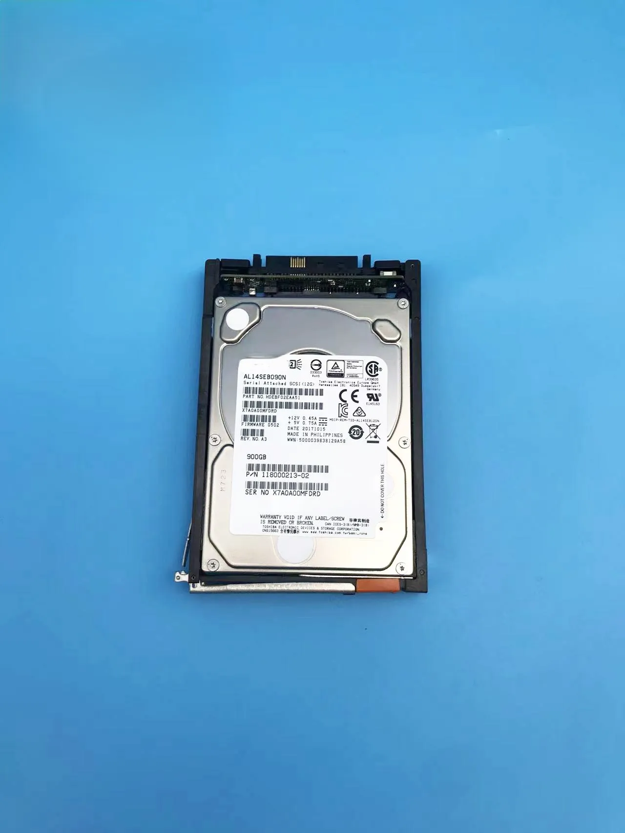 

EMC 005052302 900GB 10K SAS 12GB 118000213-02 hard disk