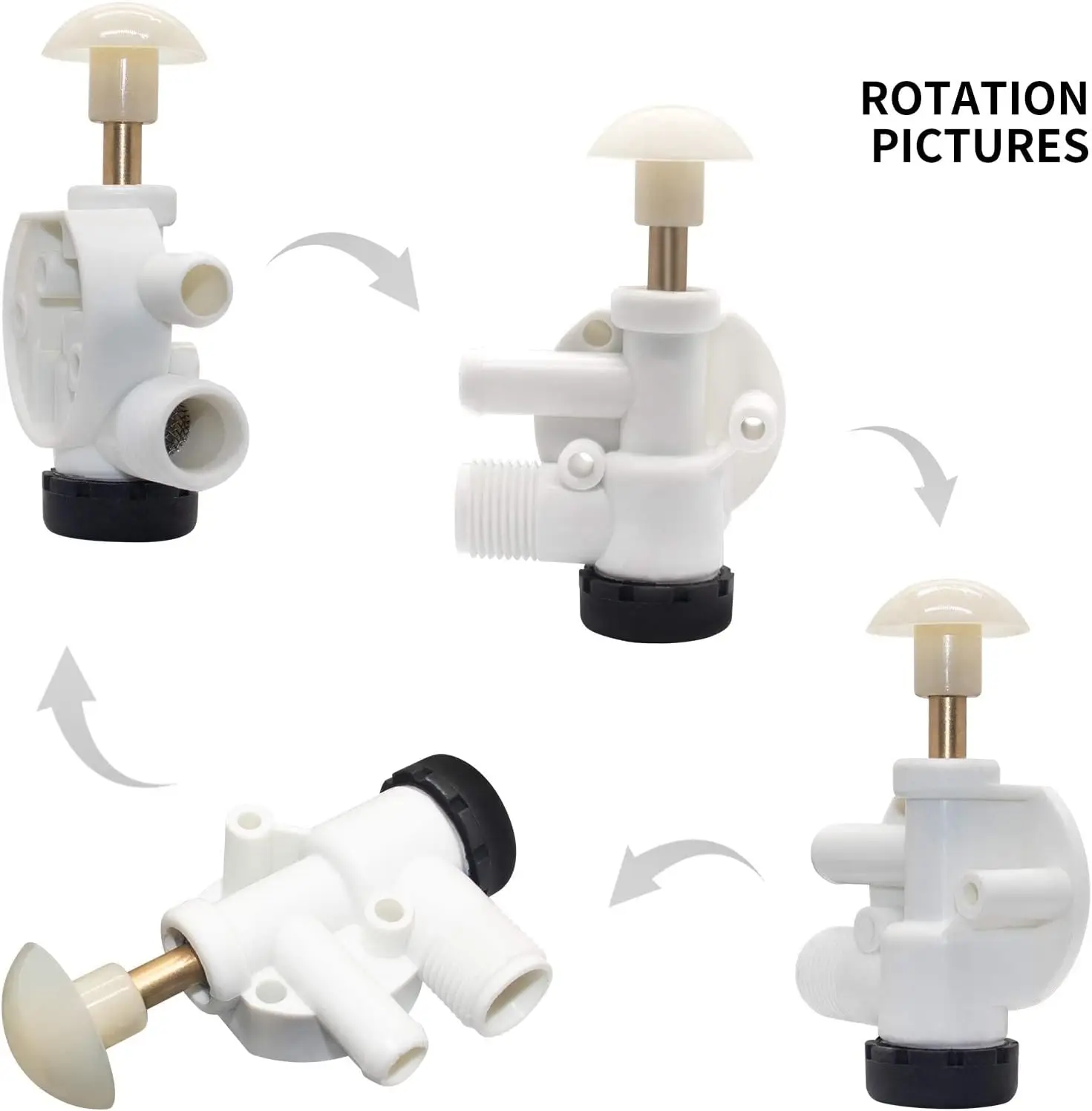Zestaw zaworu wodnego do toalety RV 385314349 314349 Pasuje do Dometic Sealand VacuFlush Kamper Motorhome