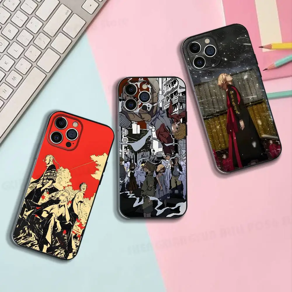 

M-Manjiro Revengers Silicone Soft Phone Case For IPhone17,16,15,14,13,12,11 Pro Max Plus mini XS XR SE Cover