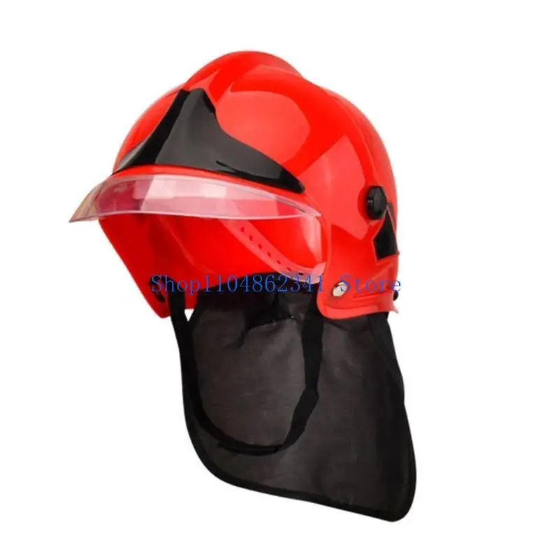 5asd Trẻ Lính Cứu Hỏa Nón Trẻ Lính Cứu Hỏa Mũ Bảo Hiểm Trang Phục Phụ Kiện Lính Cứu Hỏa Mũ Nhựa Cứng Nhám Lính Cứu Hỏa Mũ