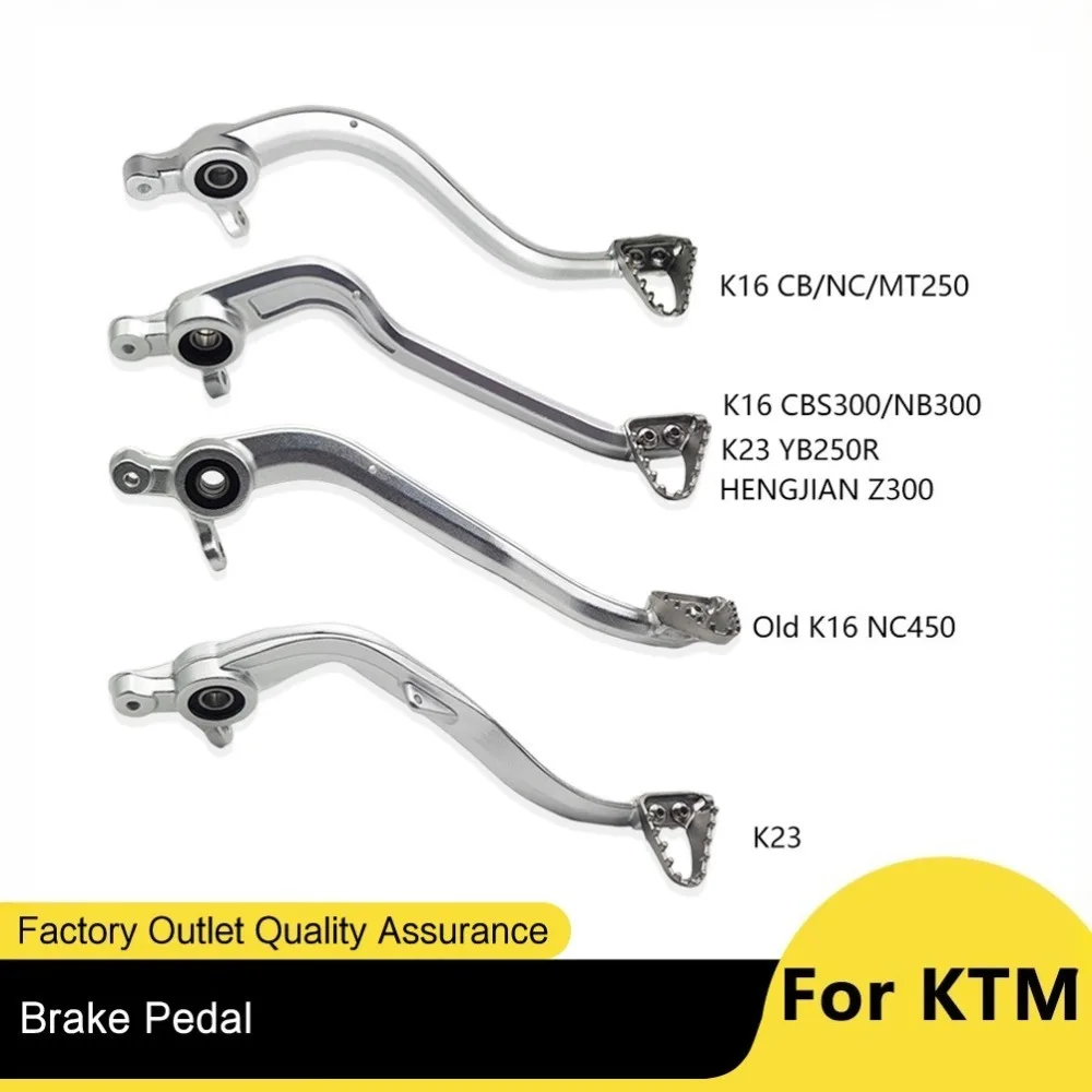 Pedal de freno trasero para motocicleta, conjunto de palanca de aluminio forjado para KEWS K23 K16 KTM HUSQVARNA GASGAS NC2