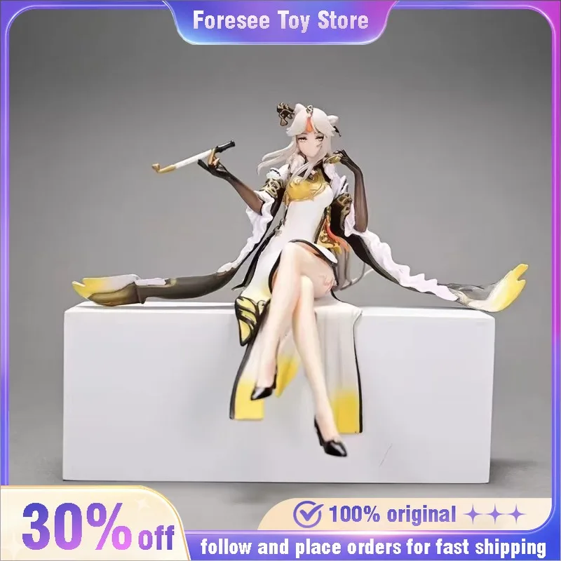 13cm Genshin Impact Ningguang Anime Figure Peripheral Action Figure Beauty Girl Desktop Doll Collectible Model Toy Birthday Gift