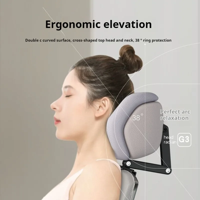 Upgraded Memory Foam Headrest Attachment For Office Chair Adjustable Height Angle Elastic Head Pillow Neck Support Rest Cushion