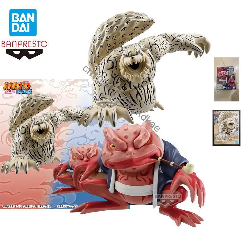 

В наличии Bandai Banpresto Original NARUTO Shippuden Ichibi no Shukaku Gamabunta коллекция украшений настольные милые персонажи аниме