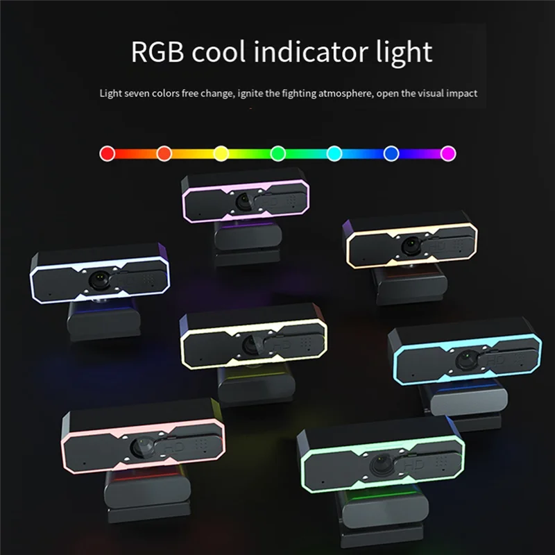 【last-chance-】fill-light-webcam-microphone-gaming-usb-camera-60fps-computer-1080p-multifunction-webcam