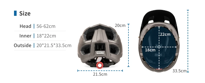 BATFOX MTB Fahrradhelm Ultraleicht Integral Geformter Mountainbike- und Rennradhelm für Damen und Herren Casco Ciclismo Radhelme – Detail 17