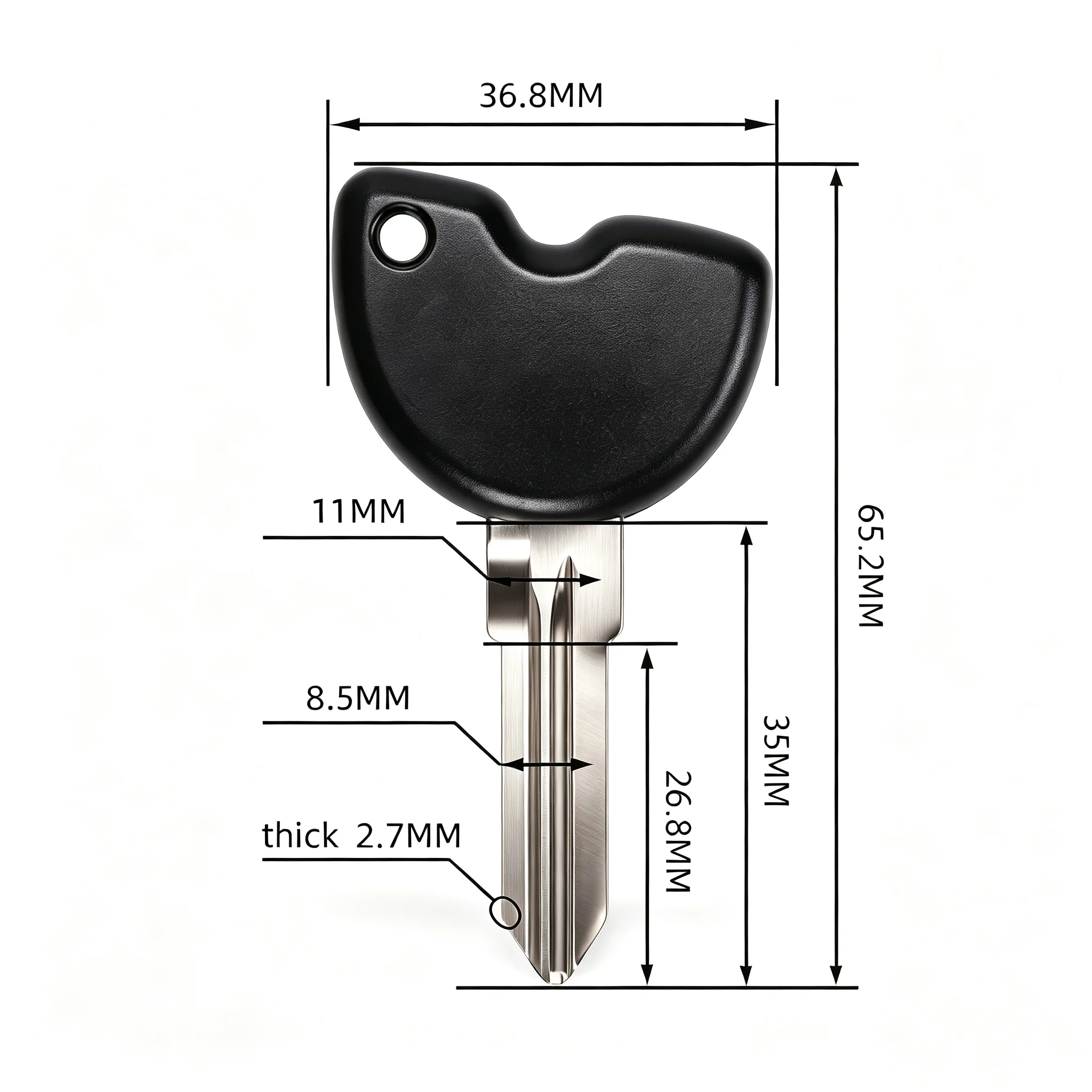 Llave En Blanco Sin Cortar Para Motocicleta, Accesorios Para Vespa Piaggio 3VTE Fly 125 250 300 GTV VESPA LXV150 GTS250 GTS300