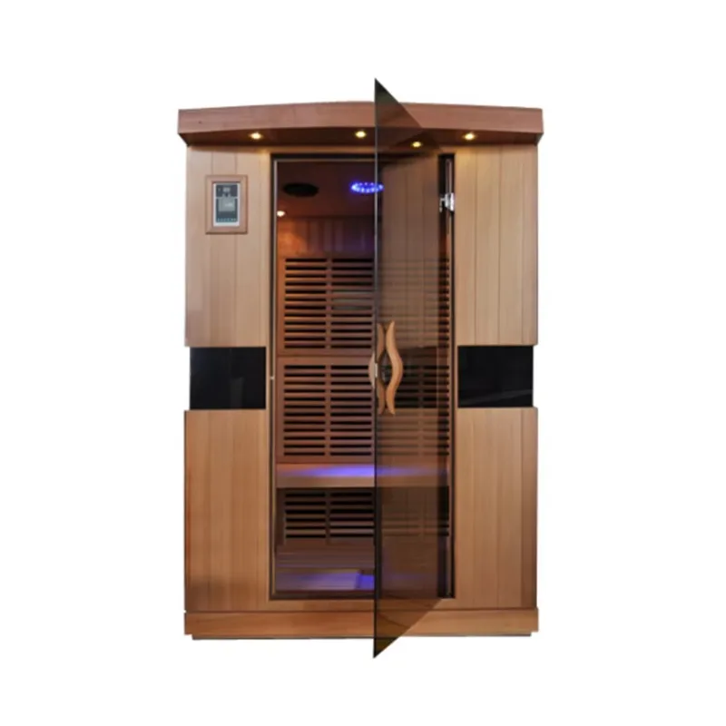 

SS-200P 2-Person Modern Design Electric Carbon Heater Sauna Low EMF For Gym Apartment Bedroom Villa ETL Certificate
