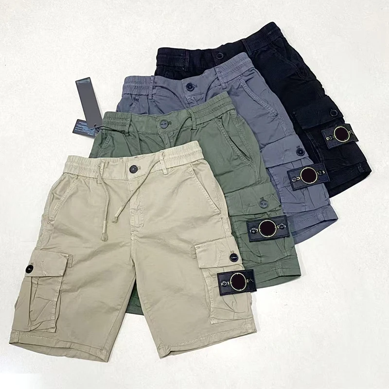 

Stone Workwear Men's orts Casual Outdoor Multi-ket Functional Five-Quarter Length Cotton Blend Fabric Loose Fit orts