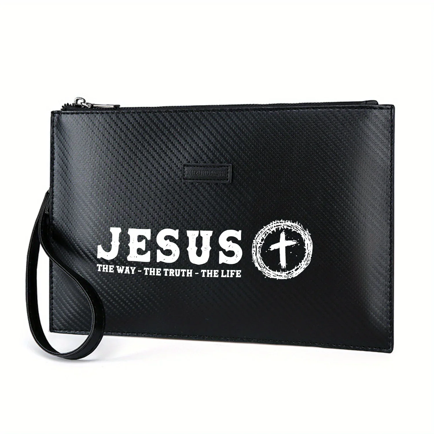 jesus-a-maneira-verdade-vida-coroa-cruzada-elegante-impressa-bolsa-masculina-pu-elegante-e-pratica-para-transporte-diario