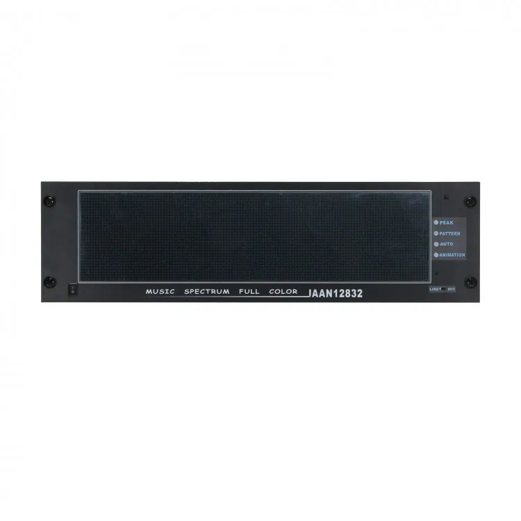 

JAAN12832 3U Music Spectrum Display Full Color RGB Rhythm Light Supports Sound and Wired Control