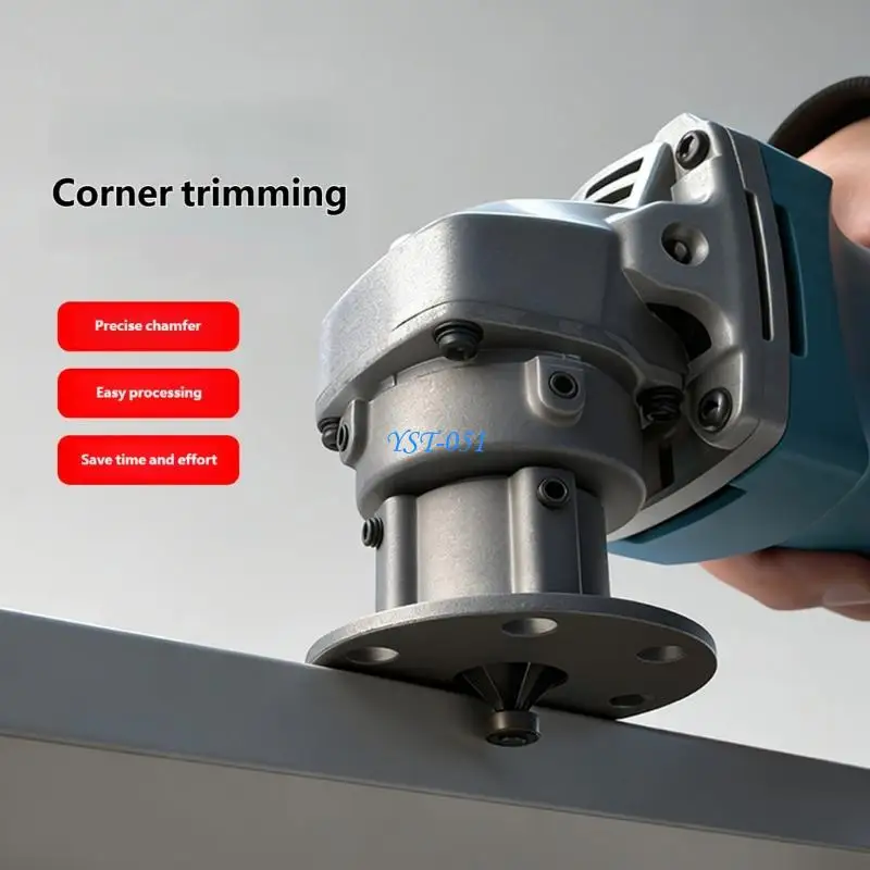 E15A Aluminum Alloy Smooth Curved Guide Chamfer Tool Cutter For 100 Model Grinder