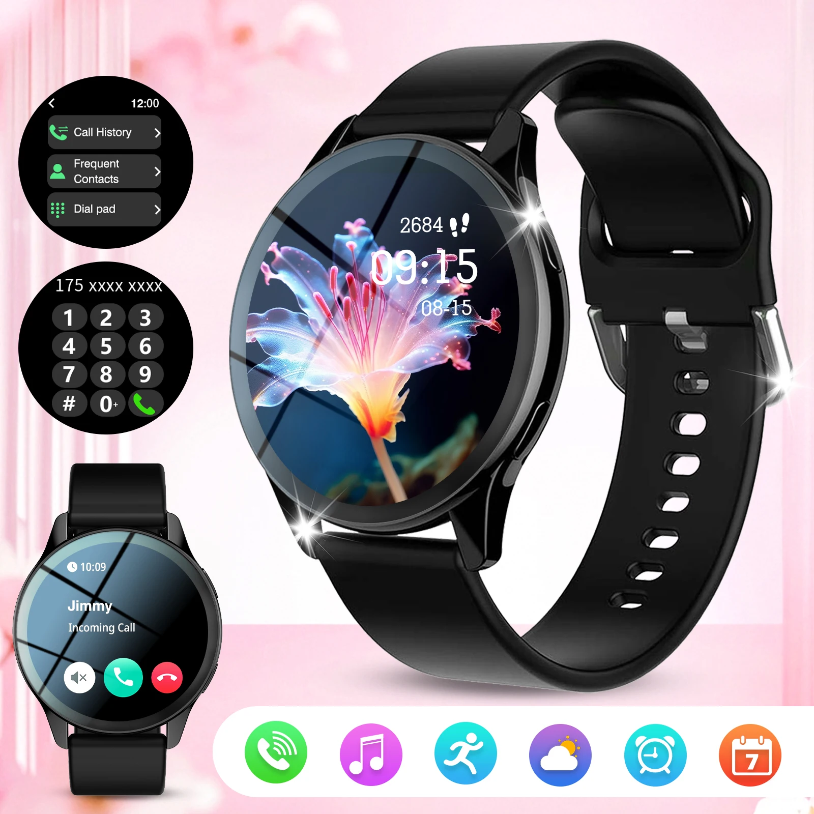 Smartwatch Iphone Watch For Men - 스마트 워치, 무선 통화/다이얼링, 멀티 스포츠