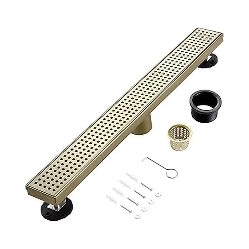 

Новый нестандартный размер, душевая комната для отеля, длина ванной комнаты, матовый слив для пола из нержавеющей стали, вертикальный выход