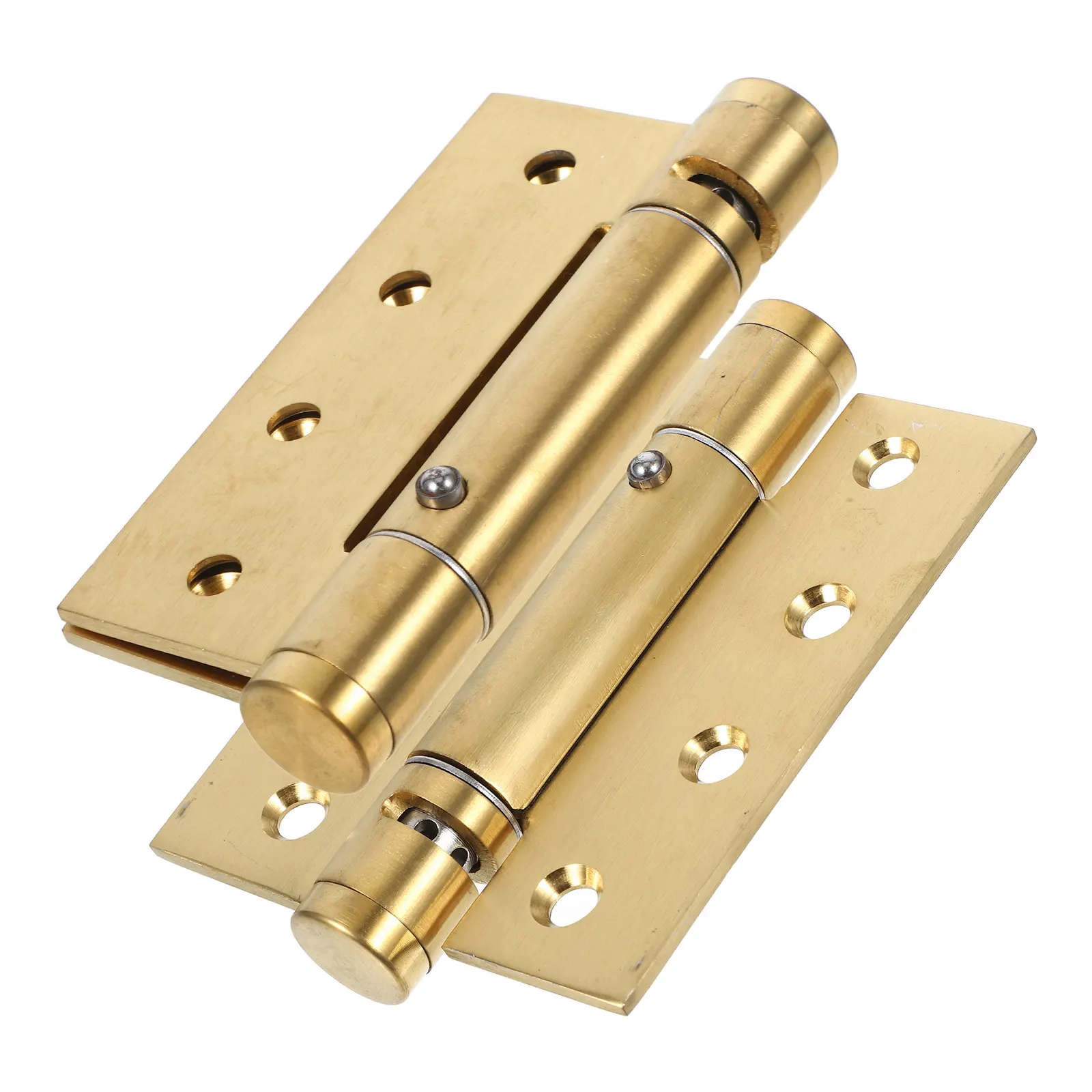 2Pcs Self Closing Hinges for Doors Spring Loaded Heavy Duty Door Hinges Suitable Wood Exterior Interior Screen Bathroom Basement