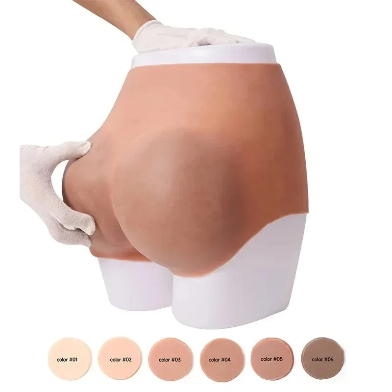 Adult New High Waist Triangle Silicone 6 Colors 1.2 cm Thick Shaping Control Panties Hip and Hip Enhancer Hip Silicon