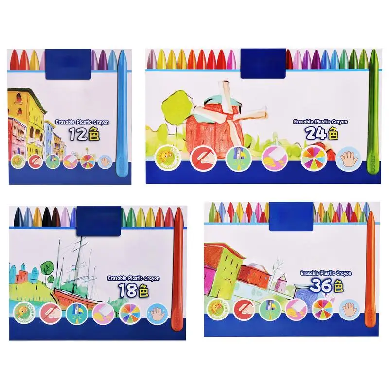

Toddler Crayons Organic Crayons Bulk Set Painting Toys Birthday New Year Gift DIY Drawing for kids toys and games accessories