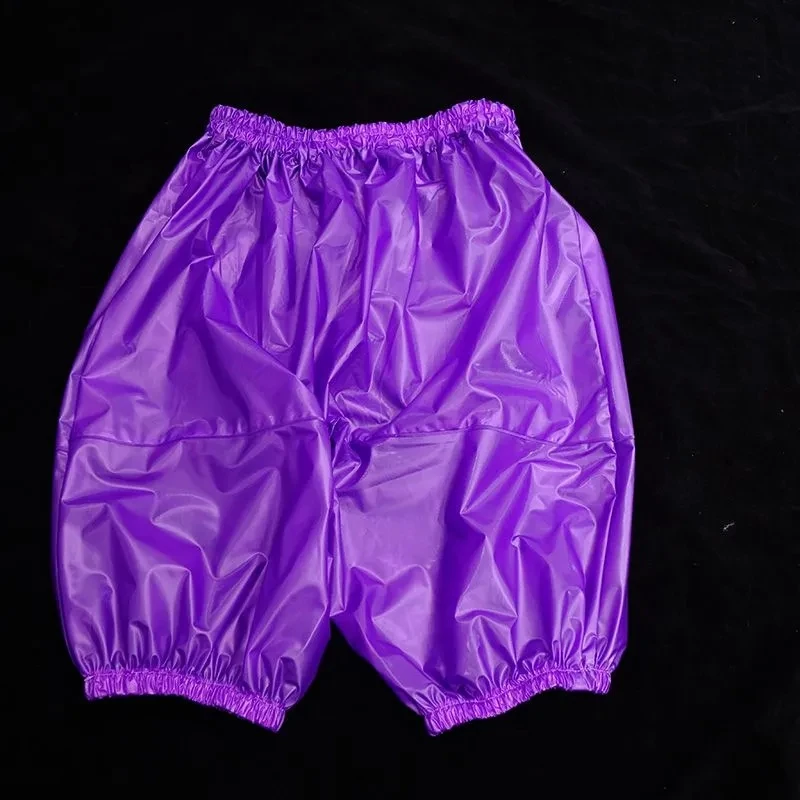 PVC Waterproof And Anti Slip ABDL Multi-Color Soft Shorts With Elastic Waist And Summer Rain Resistance