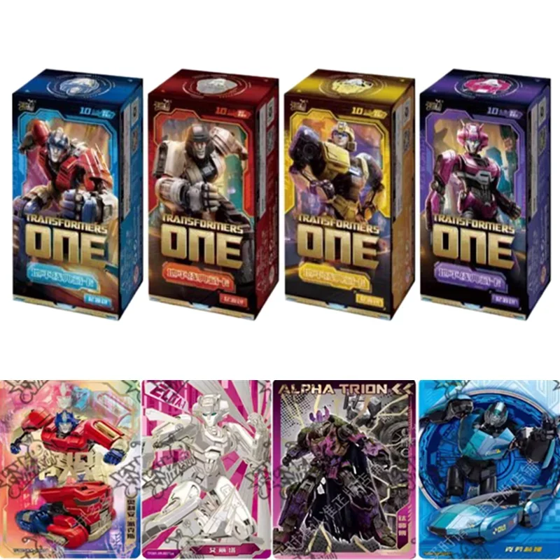 New KAYOU Transformers Card Origin Pack Optimus Prime Megatron Rare Character Anime Collectible Card Kids Toys Christmas Gift