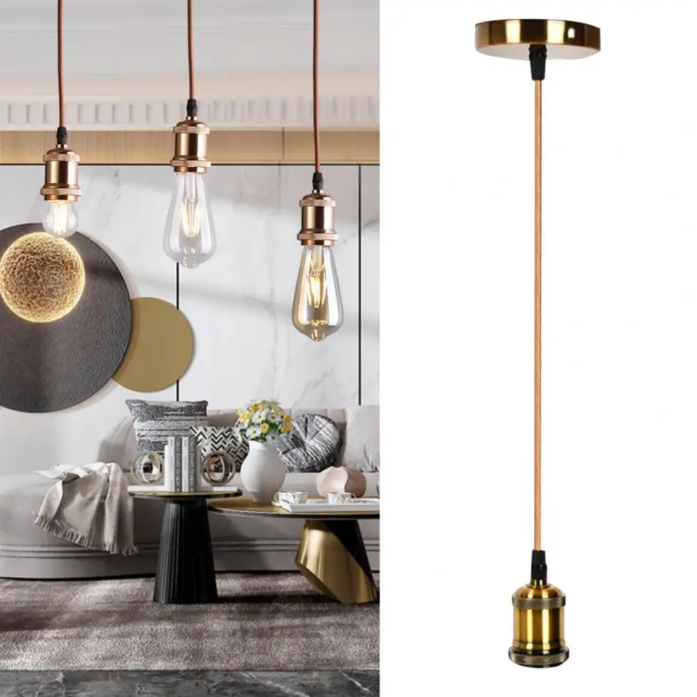 Elegancka lampa sufitowa rustykalna liny konopne uchwyt na żyrandol ze śrubą E27 do wszechstronnego sufitu podświetlana podstawa herbaciarni w stylu