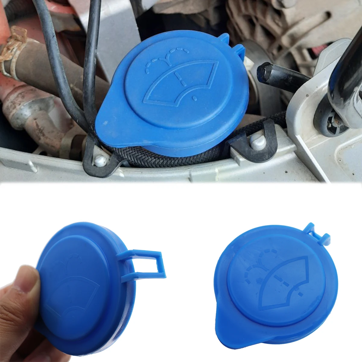 New Car Windshield Wiper Reservoir Washer Bottle Cap Lid Top Car Windshield Replacement Part Eservoir Washer Cap For Ford Focus