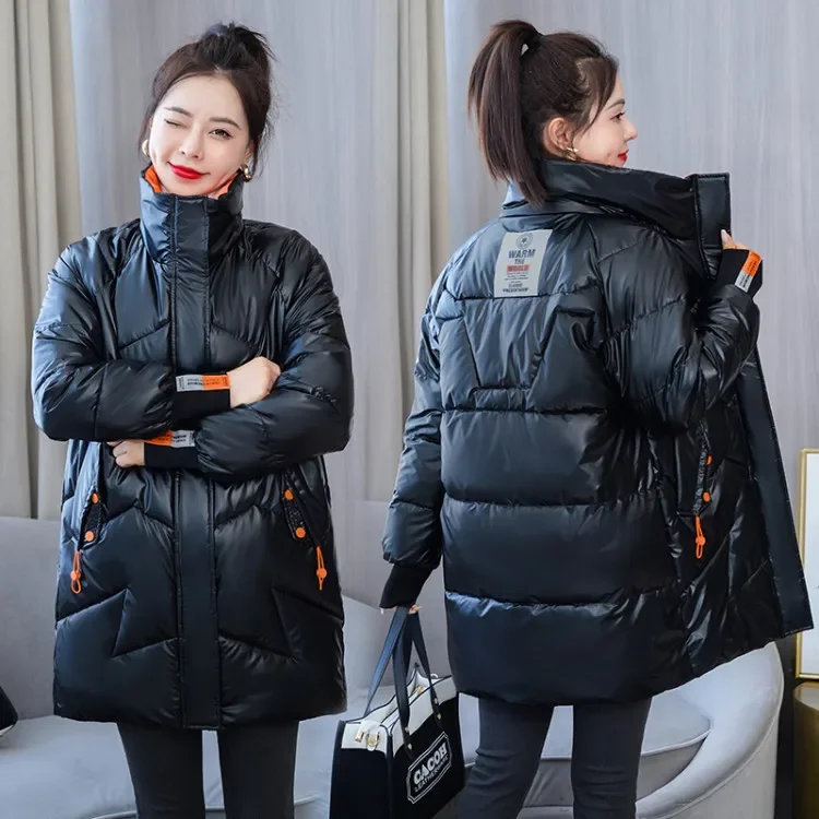 Down jacket women's clothing 2021 the new western style long down jacket winter coat winter overcoat 2102