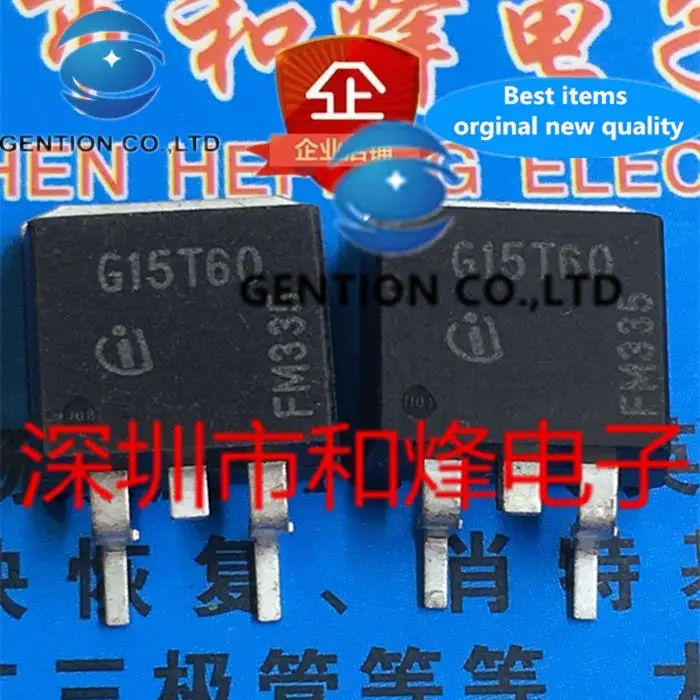 

10PCS G15T60 SGB15T60B IGB15N60T TO-263 600V 15A in stock 100% new and original