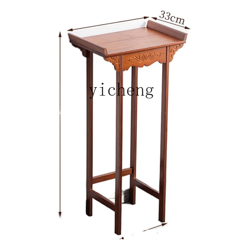 

Altar Buddha Statue Guan Gong Worship Table Bodhisattva Table for God of Fortune Incense Burner Table