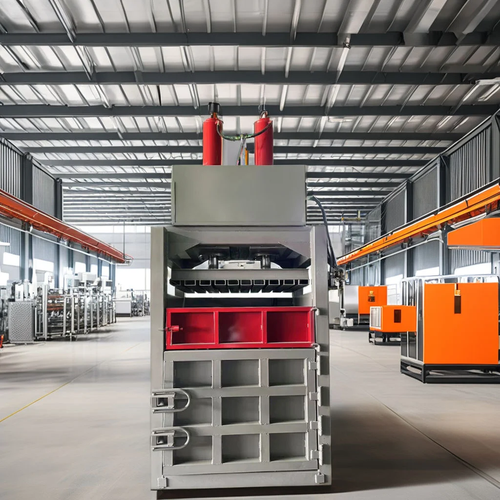 Hydraulic Packing Machine - Garbage And Waste Material Compressor - Small Vertical Type