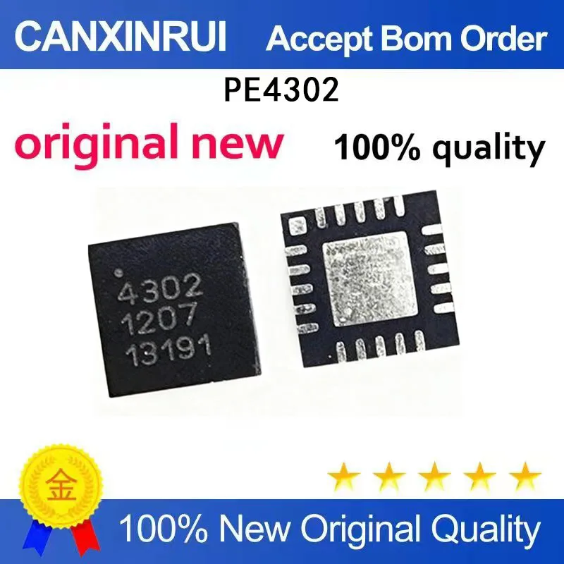 (5-100 Pieces) Brand new original PE4302-52 PE4302 silk screen 4302 QFN-20 packaged chip