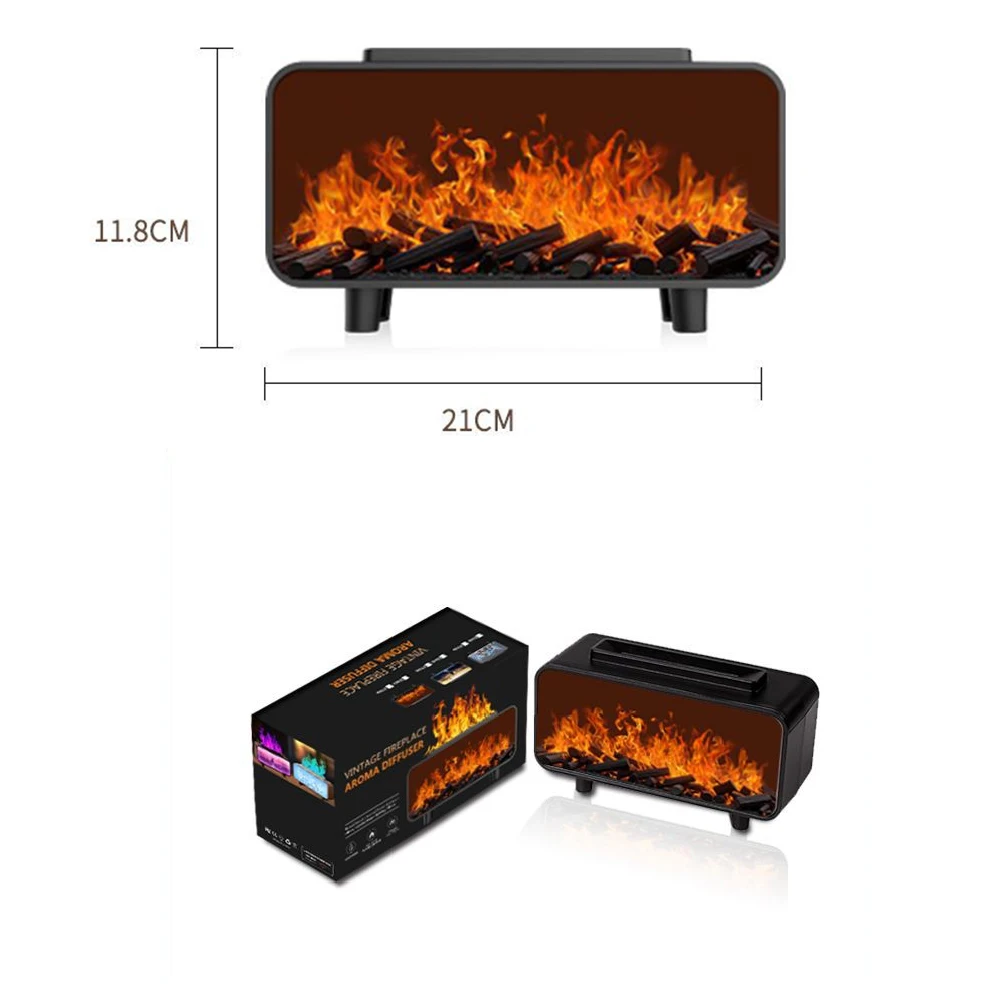 الموقد المرطب رائحة لهب المرطب العطر الناشر الروائح زيت طبيعي الناشر النار المرطب لغرفة المنزل #6