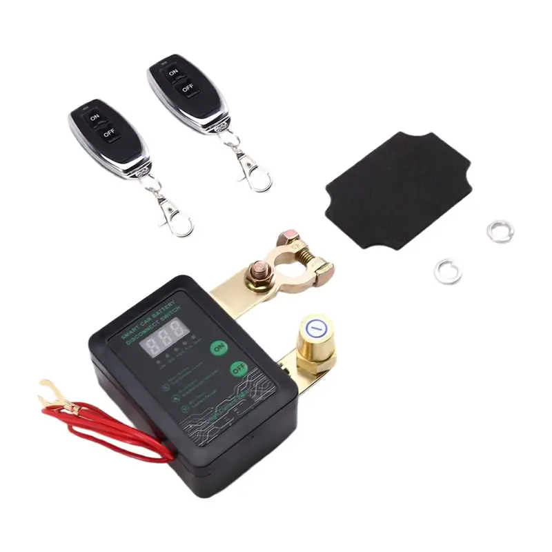 

Автоматический выключатель питания A85E 12В/24В 240А с цифровым дистанционным управлением для автомобильных и лодочных аккумуляторов, черный