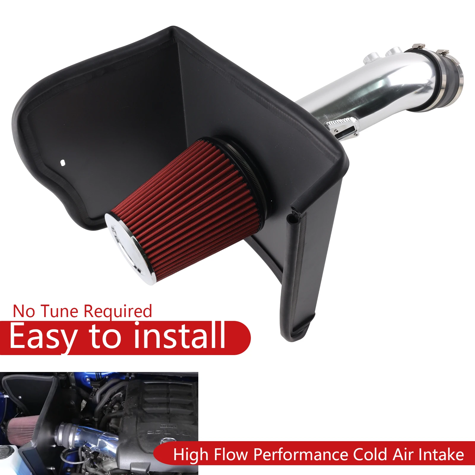 Performance Air Intake System For 2012-2021 Toyota Tundra Sequoia 5.7L V8