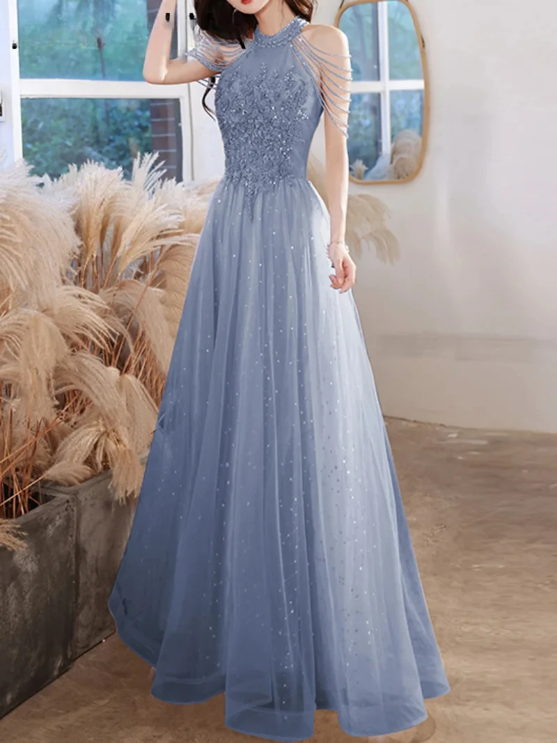 Abschlussball, Party, Cocktail-Abend, lange Luxus-Abendkleider 2025, Damenkleider für besondere Anlässe, elegante Kleider, Ballkleid