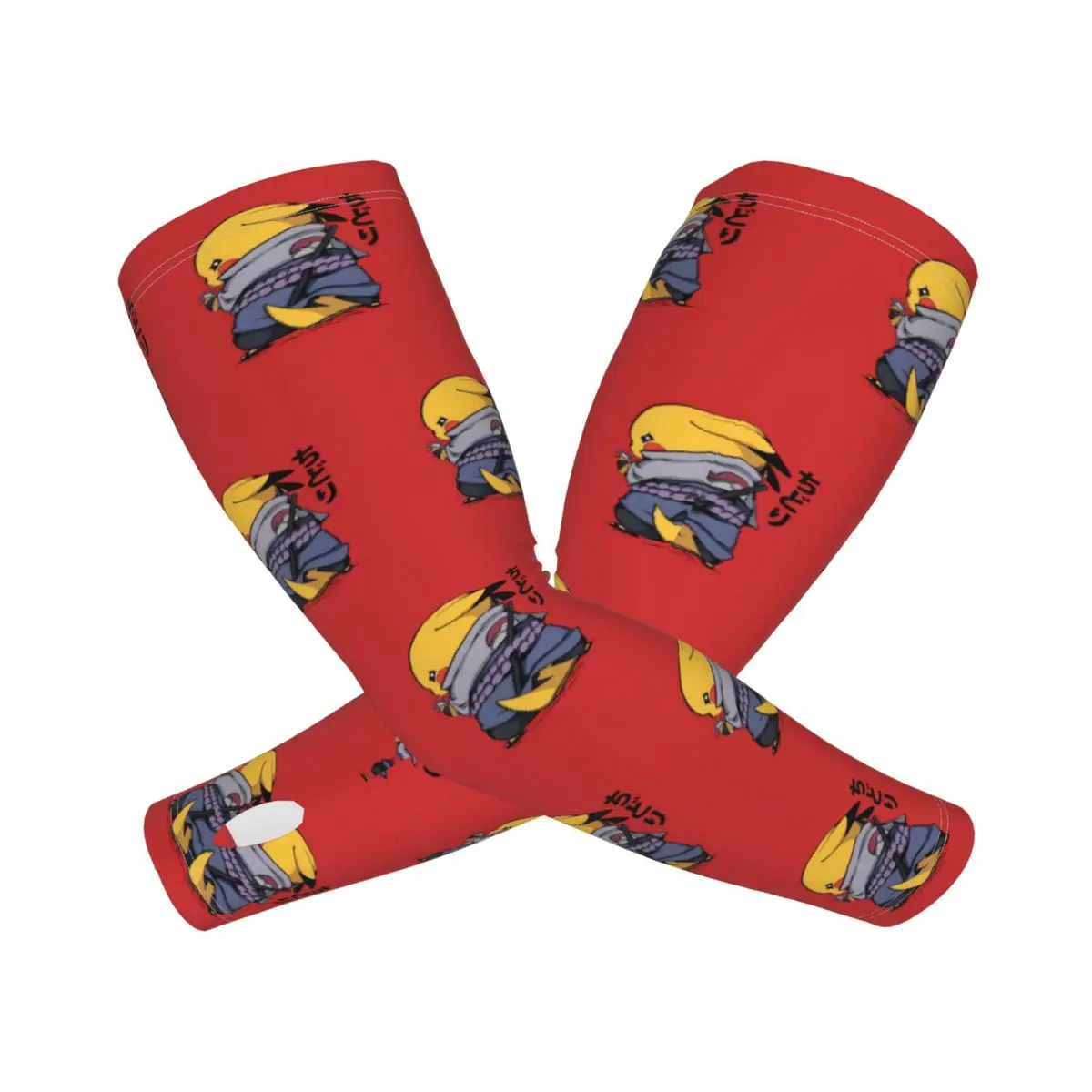 Custom P-Pikachus Sun UV Protection Cooling Arm Sleeves Men Women Series Video Games Sports Fishing Tattoo Cover Up