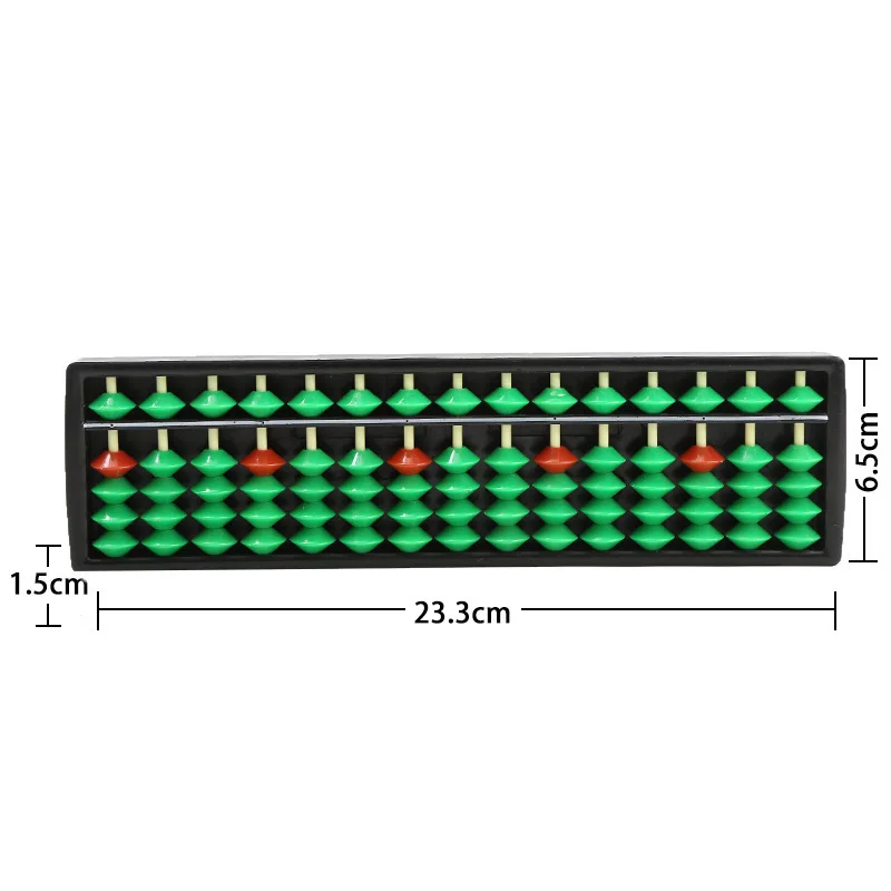 15 Digit Rods Standard Abacus Chinese Japanese Calculator Counting Tool Mathematics Beginners Caculating Tools