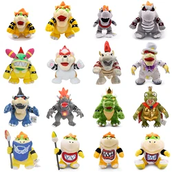 Bowser Koopa Mario Plush Toys Bowser Jr. Mario Bros Anime Figures Fury King Dinosaur Turtle Soft Peluches Dolls Halloween Gifts