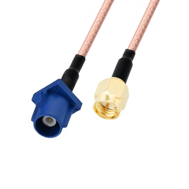 RG316 HF-Koaxialkabel SMA Stecker-Buchse auf Fakra C Stecker-Pigtail-Jumper Auto-Navigations-GPS-Antennenadapter – Detail 6