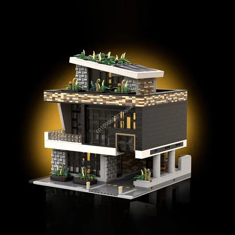 MOC Modulaire Sesto Elemente Bricks Creatieve Stad Street View Model Architectuur Bouwsteen Diy Kinderen Montage Speelgoed Aanwezig