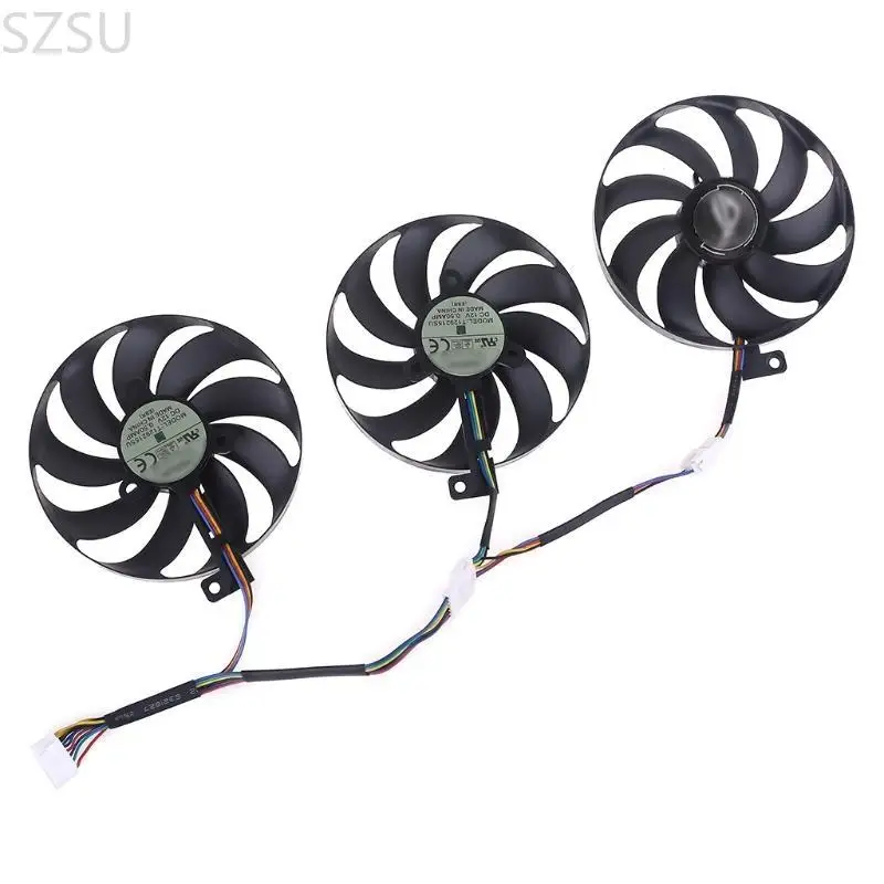 SZSU T129215SU Computer Graphics Card Fan Graphic 4/6/7Pin 12V 88mm