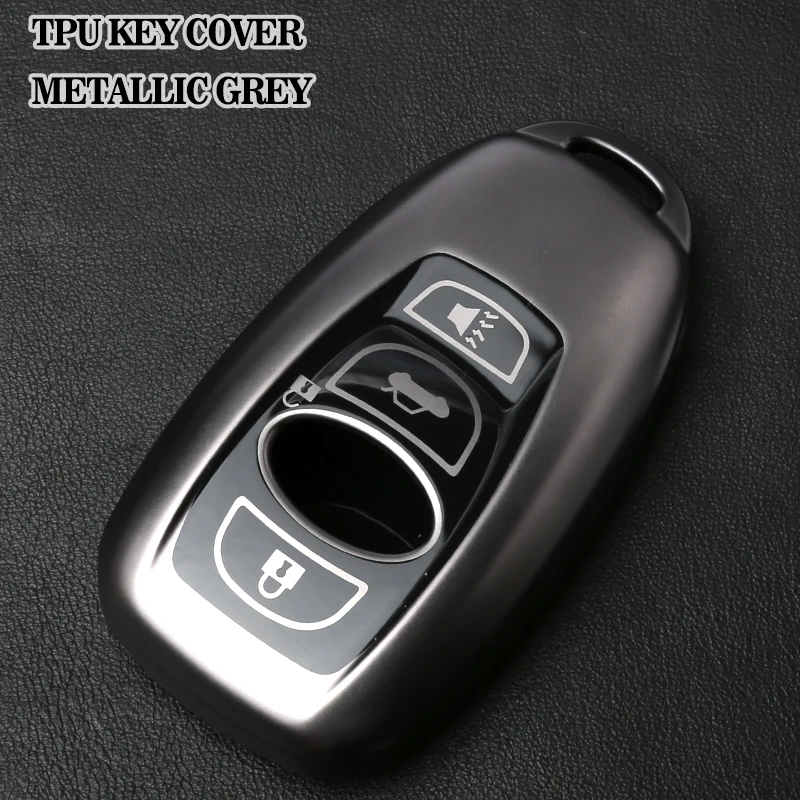 

for Subaru Key Fob Cover Keychain 4 Buttons TPU Key Case Fit Forester Impreza WRX STI BRZ Crosstrek Ascent accessories